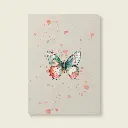 Flutter Flower Fantasy  Softcover Journal (with Inside Prints) Collection – Blossom Glow _ Sense Serenity Crazy 1.webp