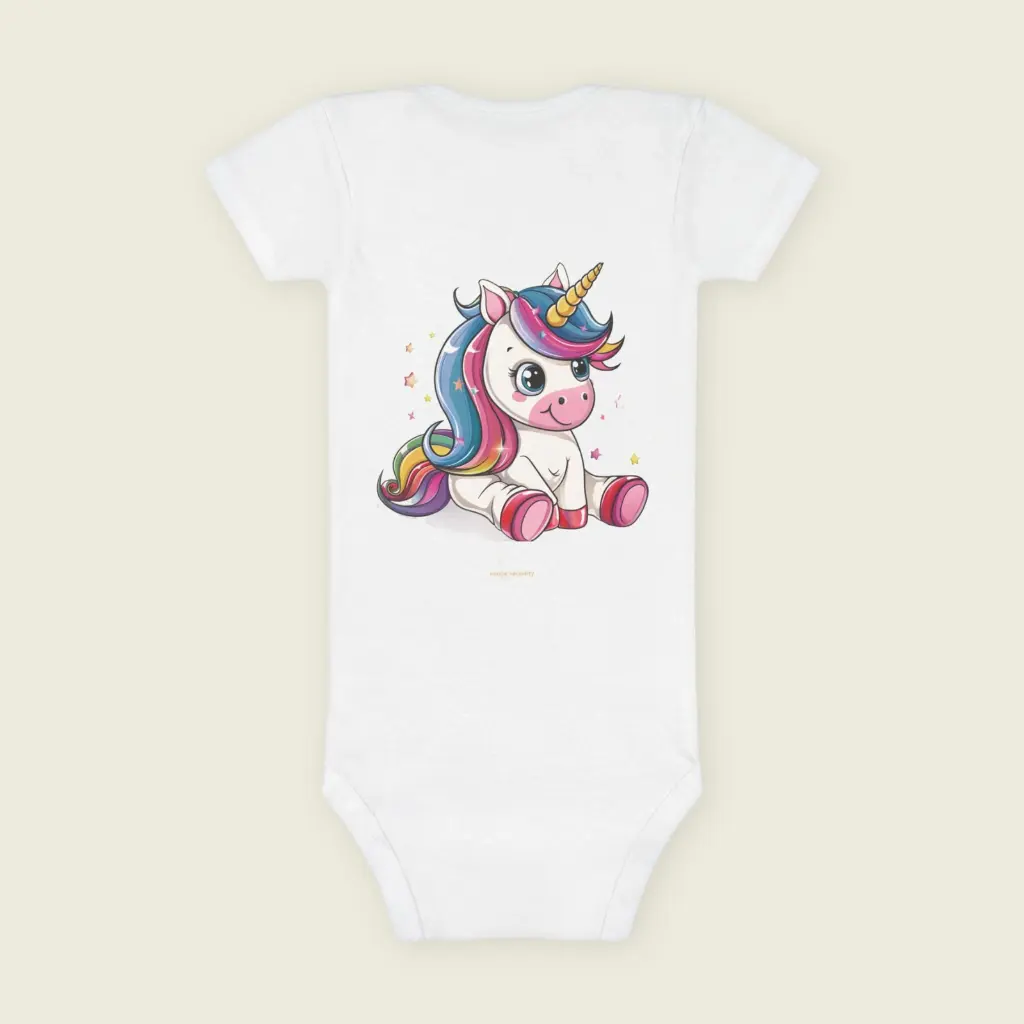 Organic Unicorn Baby Bodysuit – Cute “Nobody Got Time for Naps” Onesie 2.webp