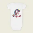 Organic Unicorn Baby Bodysuit – Cute “Nobody Got Time for Naps” Onesie 2.webp