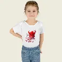 Cute Red Monster Baby Bodysuit - I'm Proof That God Answers Prayers White 4.webp