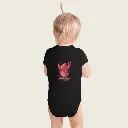 Sense Serenity LOVELY Red Monster Baby Bodysuit - Cute Infant One-Piece Black 5.webp