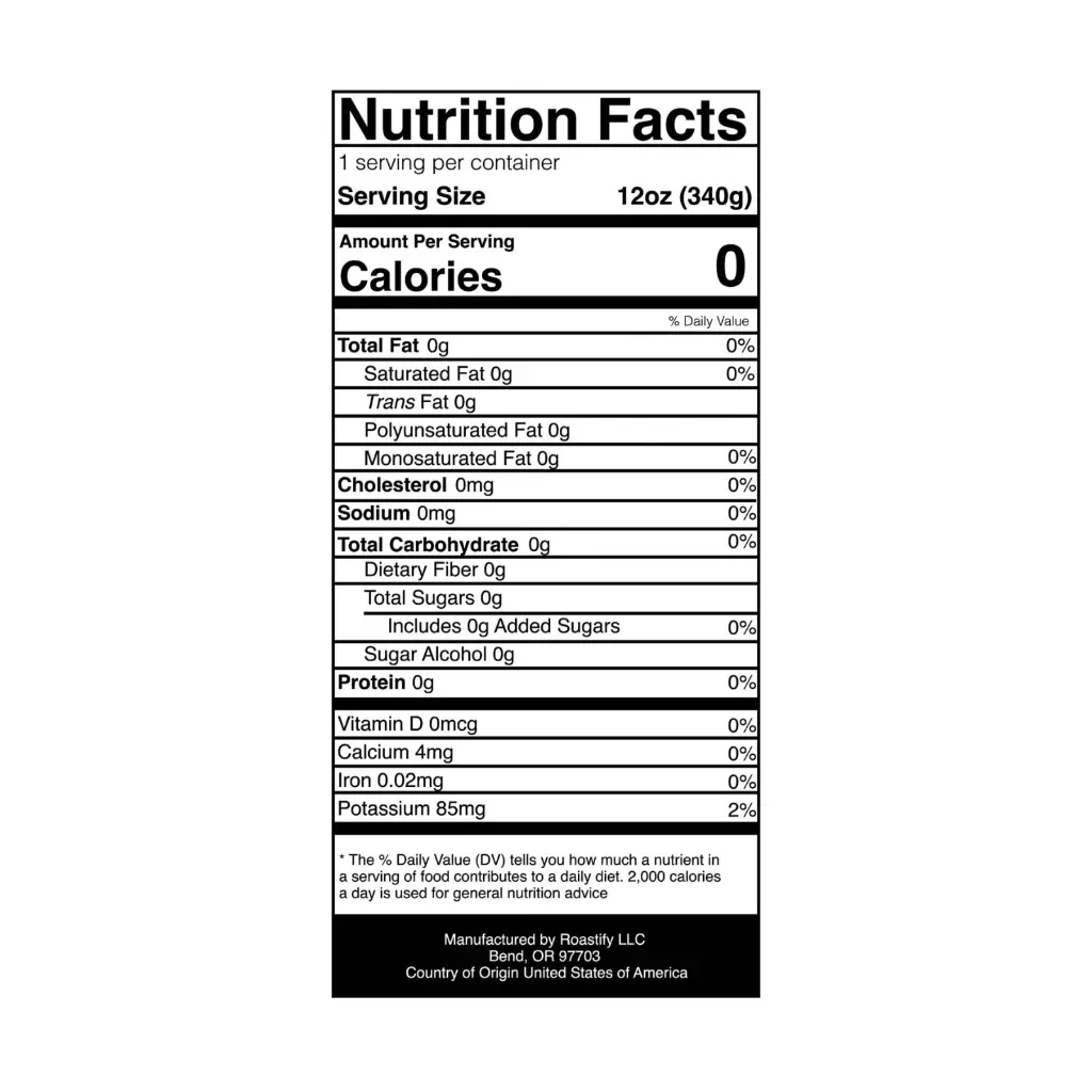 Noirenectar  Truly Strong Intensely Flavored Coffee Blend 9 nutrions.webp