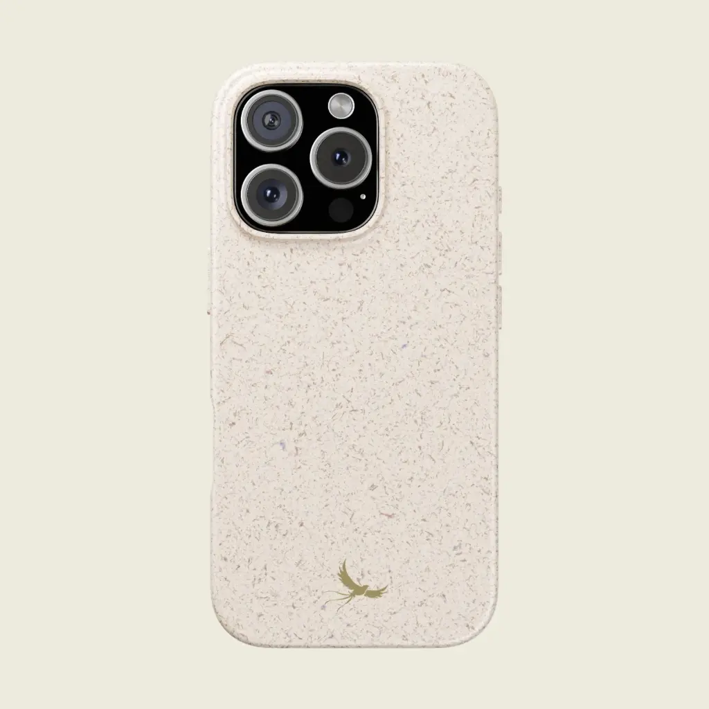 Sense Serenity Plant-Based Phone Case - 100% Biodegradable PLA & Bamboo - MagSafe iPhone 16 Pro 1.webp