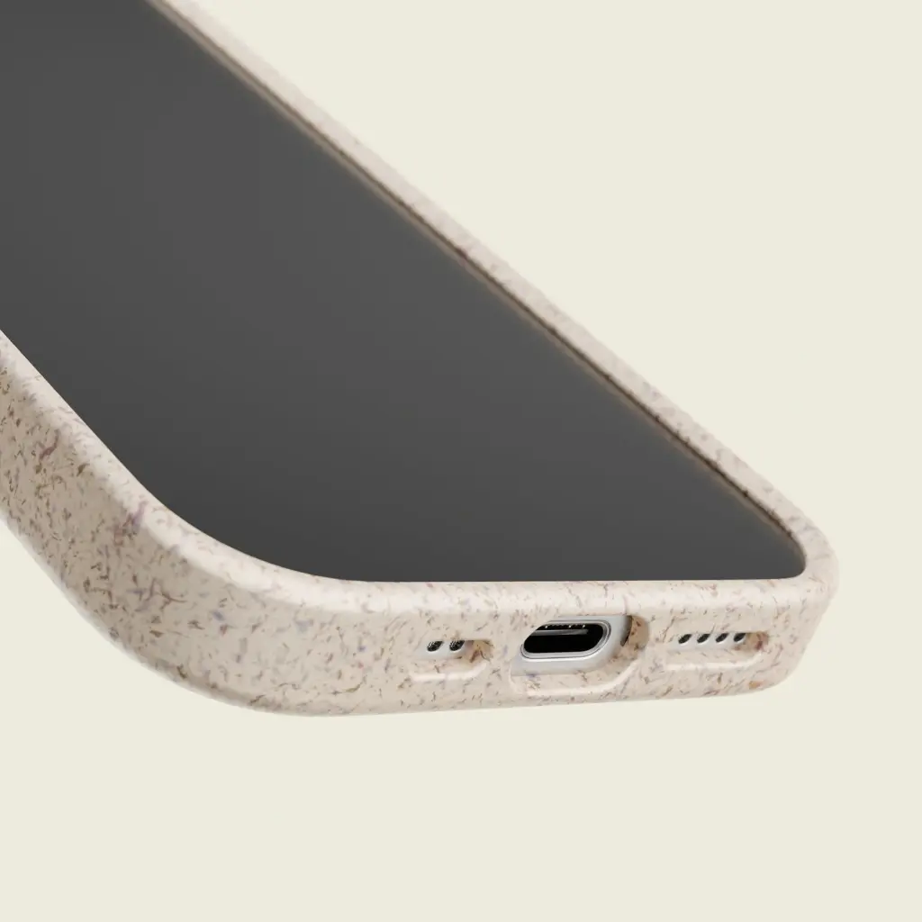 Sense Serenity Plant-Based Phone Case - 100% Biodegradable PLA & Bamboo - MagSafe iPhone 16 Pro 6.webp