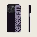 Sense Serenity Signature Slim Case – Black Magic & Amethyst Text  iPhone 15 Pro 1.webp