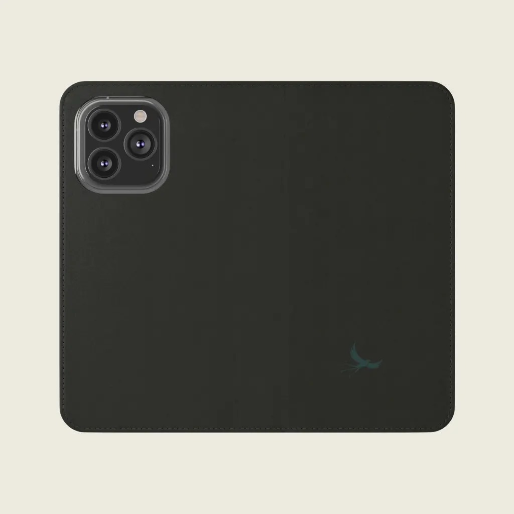 Obsidian Malachite Shadow Flip Case by Sense Serenity – Premium Phone Protection iPhone 13 Pro 3.webp
