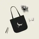 Black Phoenix Canvas Tote by Sense Serenity 13x13 6.webp