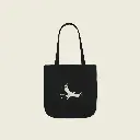 Black Phoenix Canvas Tote by Sense Serenity 13x13 4.webp