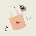 Beige & Phoenix Canvas Tote Bag  13x13 6.webp