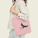 Light Pink  Phoenix Canvas Tote Bag 13x13 3.webp