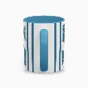 Sense Serenity Rebel Serenity Light Blue Elegant Ceramic Coffee Mug 11oz back