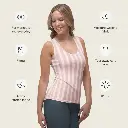 Ballet Blush Dreams – Longline Striped Tank by Sense Serenity 8.webp