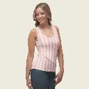 Ballet Blush Dreams – Longline Striped Tank by Sense Serenity 4.webp