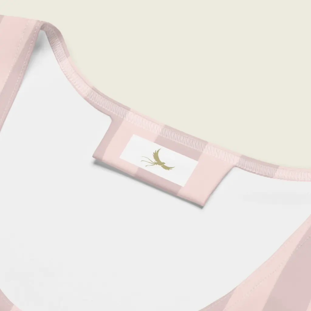 Ballet Blush Dreams – Longline Striped Tank by Sense Serenity 3.webp
