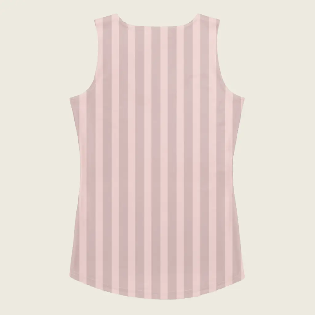 Ballet Blush Dreams – Longline Striped Tank by Sense Serenity 2.webp