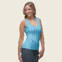 Ocean Breeze _ Sky Blue Striped Summer Tank Top by Sense Serenity 4.webp