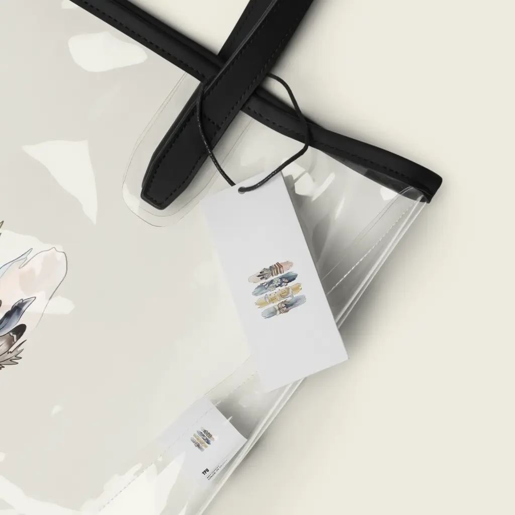 Gemini Painting Clear Tote Bag 5.webp