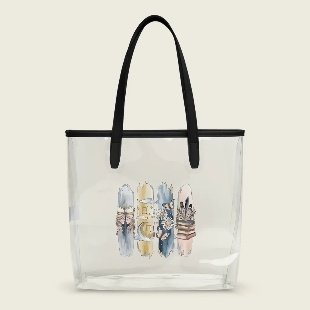 Gemini Painting Clear Tote Bag 1.webp