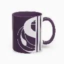 Serenity Purple Elegant Ceramic Coffee Mug 11oz left