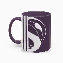 Serenity Purple Elegant Ceramic Coffee Mug 11oz right