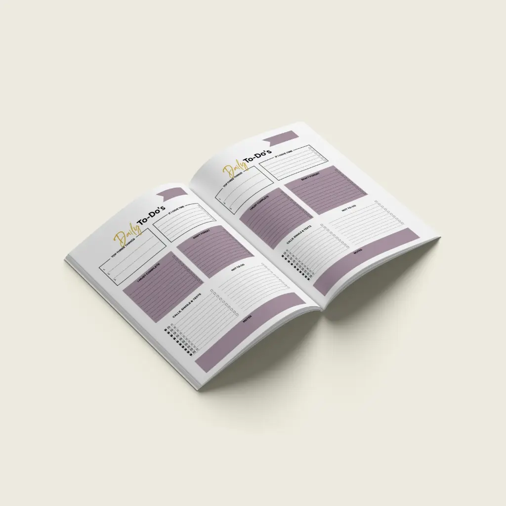 Plan.Do.Scceed. Daily To Do's Planner 32 page 3.0.webp