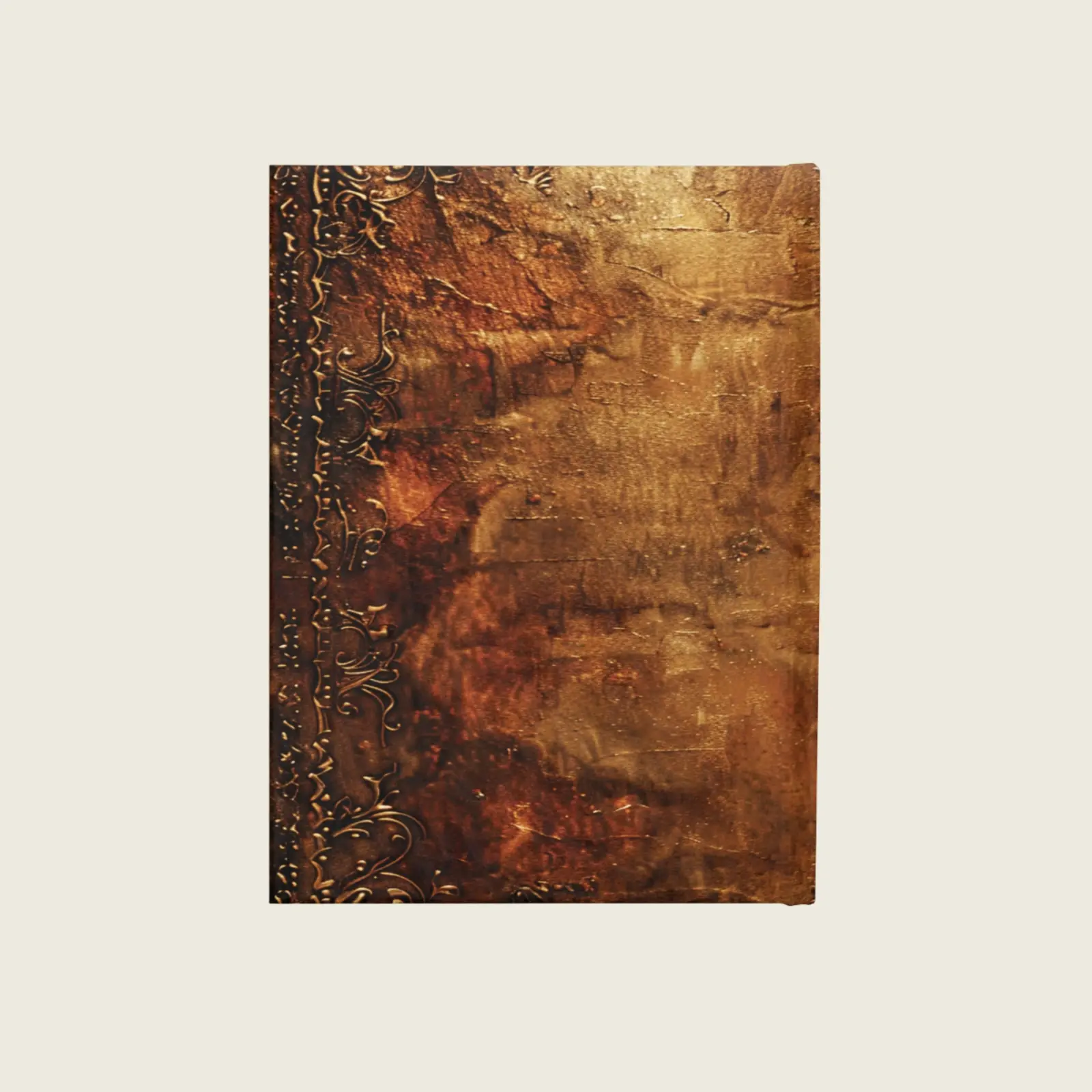 Gilded Brown Journal Collection – Rustic Elegance _ Ruled Line _ Sense Serenity Crazy  2.webp