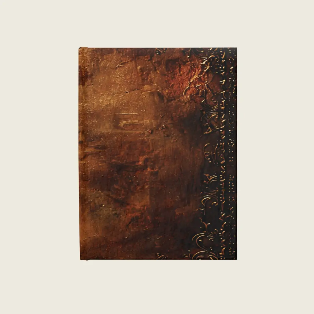 Gilded Brown Journal Collection – Rustic Elegance _ Ruled Line _ Sense Serenity Crazy 4.webp