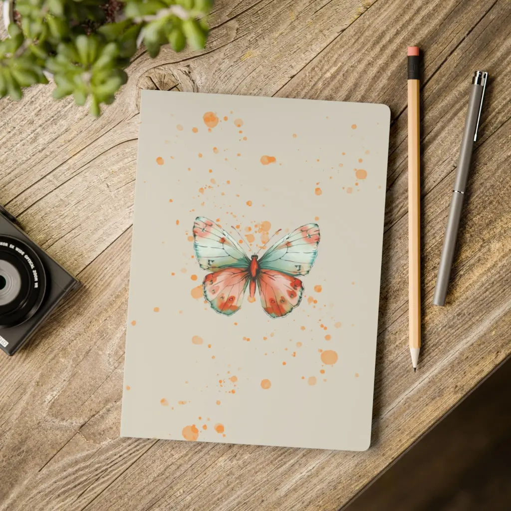 Flutter Flower Fantasy  Softcover Journal (with Inside Prints) Collection – Winged Dream _ Sense Serenity Crazy 12.webp