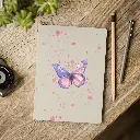 Flutter Flower Fantasy  Softcover Journal (with Inside Prints) Collection – Petal Whirl _ Sense Serenity Crazy 12.webp