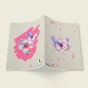 Flutter Flower Fantasy  Softcover Journal (with Inside Prints) Collection – Petal Whirl _ Sense Serenity Crazy 6.webp