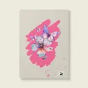 Flutter Flower Fantasy  Softcover Journal (with Inside Prints) Collection – Petal Whirl _ Sense Serenity Crazy 11.webp