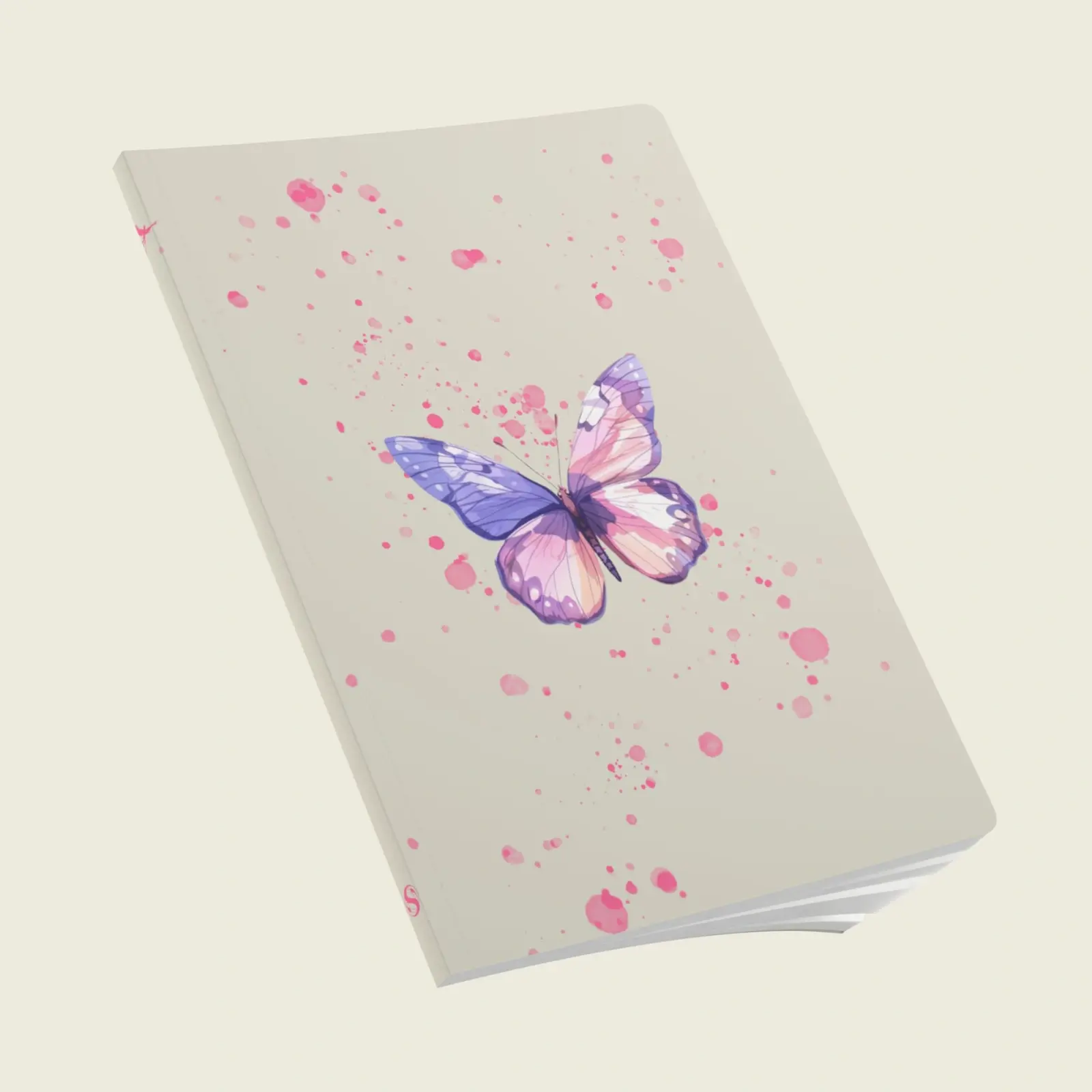 Flutter Flower Fantasy  Softcover Journal (with Inside Prints) Collection – Petal Whirl _ Sense Serenity Crazy 7.webp