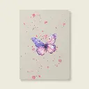 Flutter Flower Fantasy  Softcover Journal (with Inside Prints) Collection – Petal Whirl _ Sense Serenity Crazy 5.webp