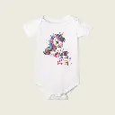 Enchanted Dreamicorn Infant Romper – Cute Pastel Unicorn & Funny Quote