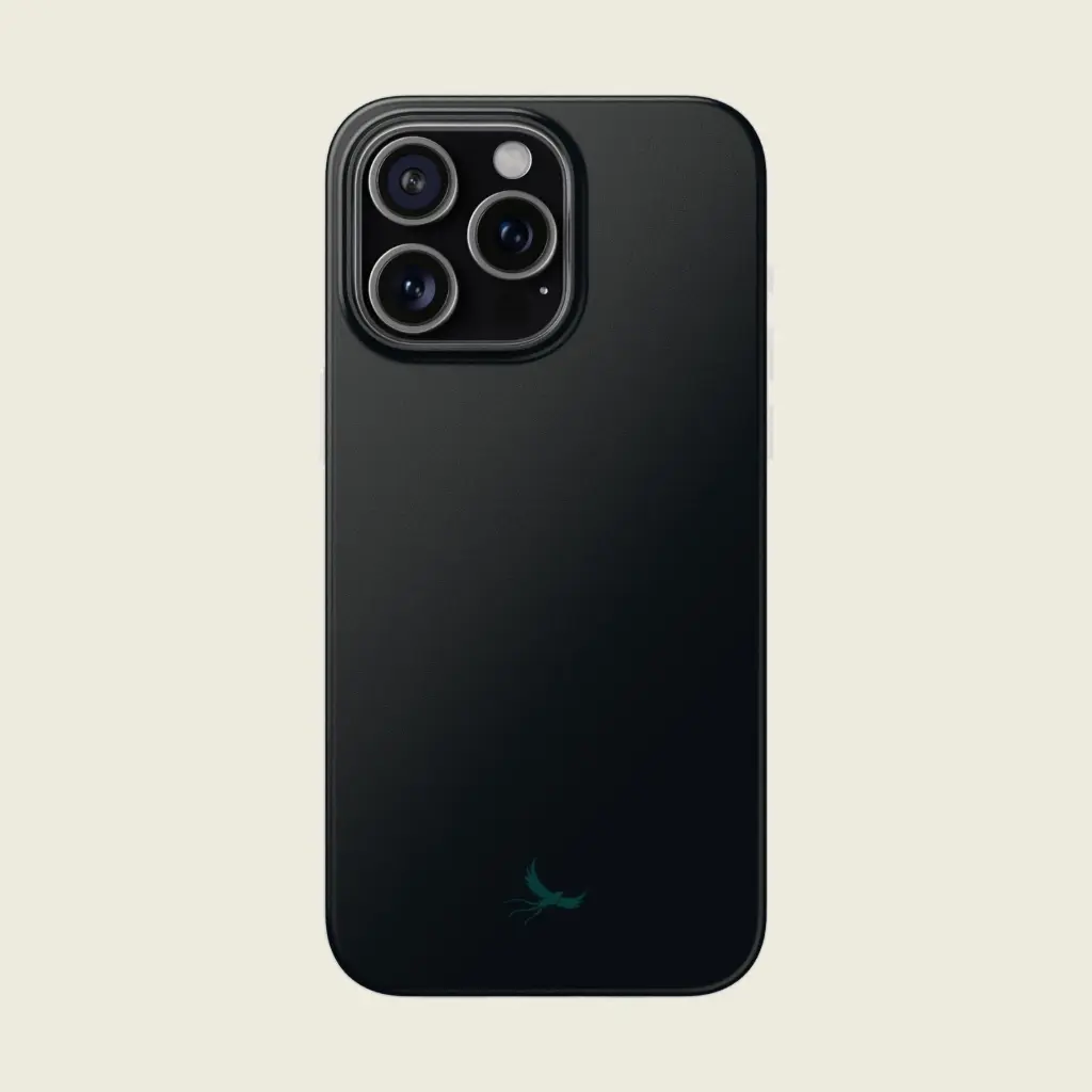 Midnight Green & Rich Black Flexi Shield by Sense Serenity – Premium Phone Case