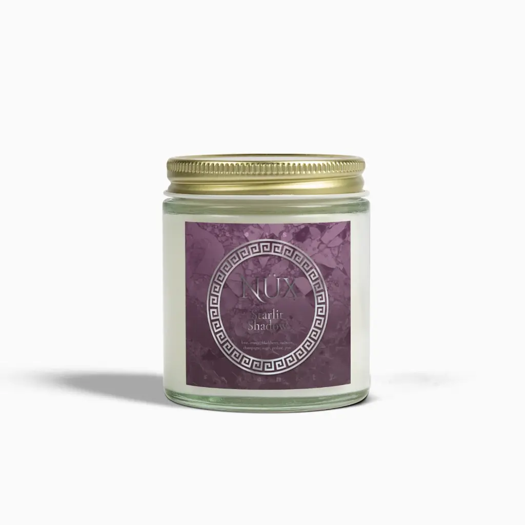 Nüx-Starlit Shadows Scented Candles for Insomnia and Inner Restlessness Relief