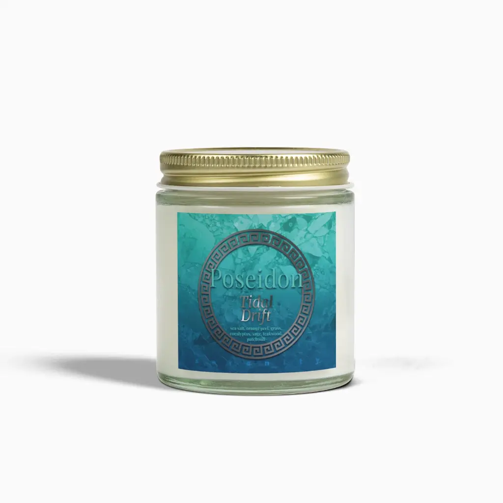 Poseidon - Tidal Drift Scented Candles for Isolation and Daily Overwhelm Relief