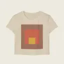 Sense Serenity Muse Tee – Women's Baby Fit in Mocha Geometry