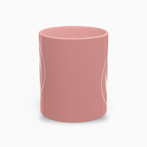 Serenity Pink Elegant Ceramic Coffee Mug