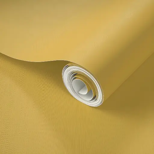 Spicy Mustard Peel and Stick Wallpaper - Bold Elegance | Easy DIY Home Decor