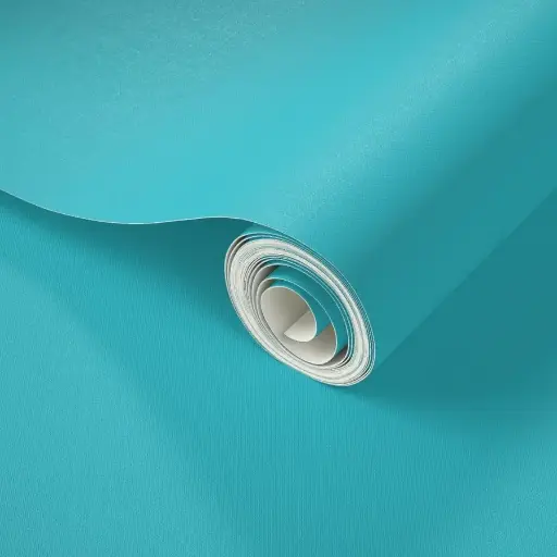 Blue Curacao Peel and Stick Wallpaper – Removable, Self-Adhesive Wall Decor | Easy DIY Elegance